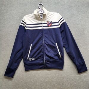 Abercrombie & Fitch Men‎ Jacket Small Blue Y2K Colorblock Track Full Zip